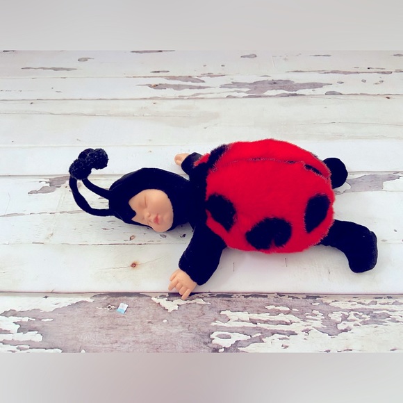 Anne Geddes Ladybug Baby Doll - Picture 2 of 9